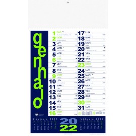 Calendario Portoghese Gigante Formato 31x53 Cm